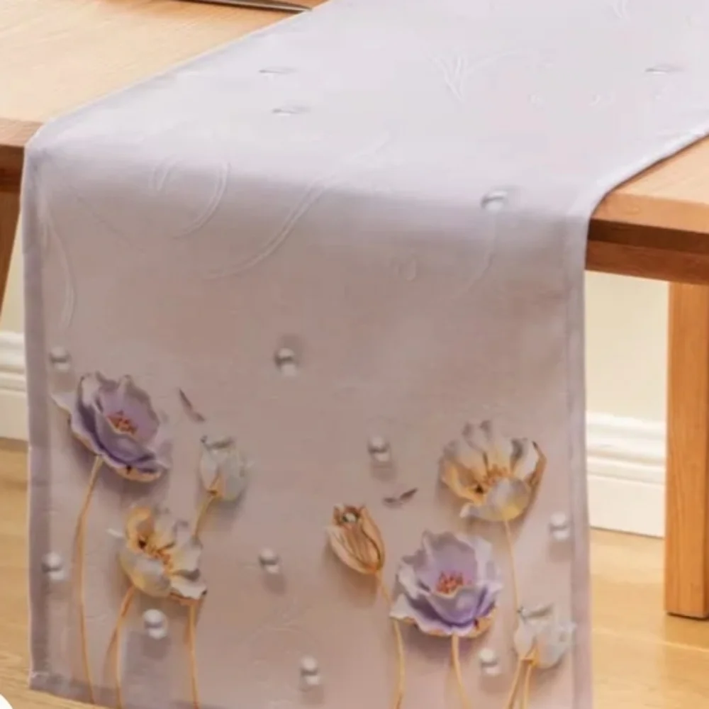 Lianvin 3D Modern Design Beige Floral 13